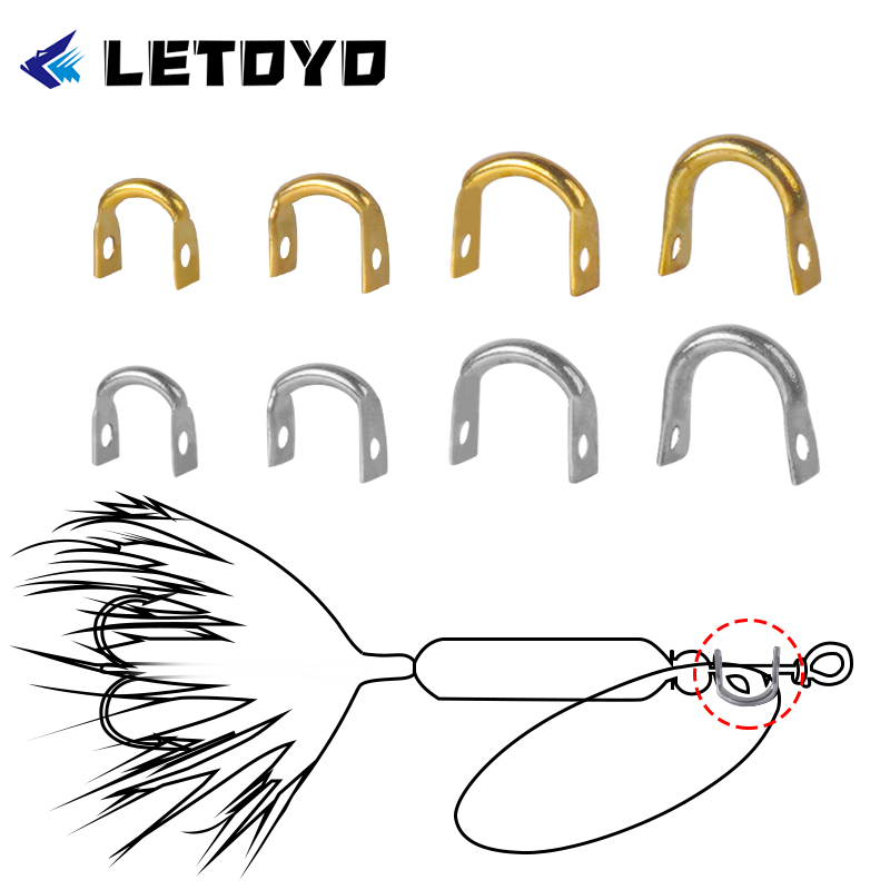 Fishing Lure Spoon - LETOYO 100 pz Cerotti Piegato a