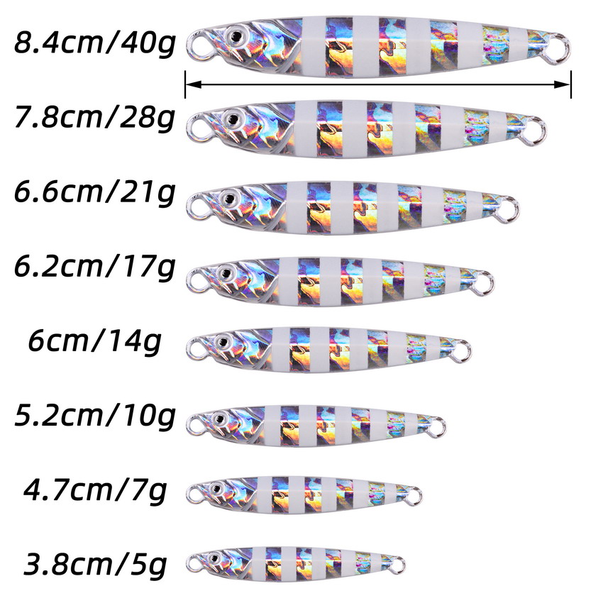 10 pz Metallo Jig 7g 10g 14g 1 - Fishing Lure Spoon recensione e prezzo