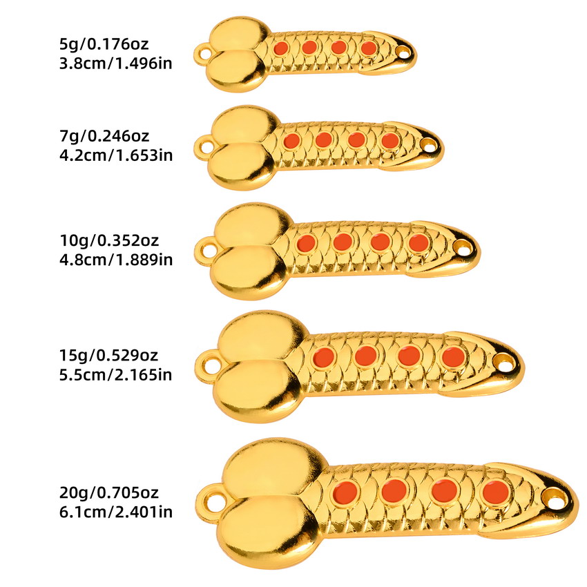 Cucchiaio di metallo a forma d - Fishing Lure Spoon recensione e prezzo