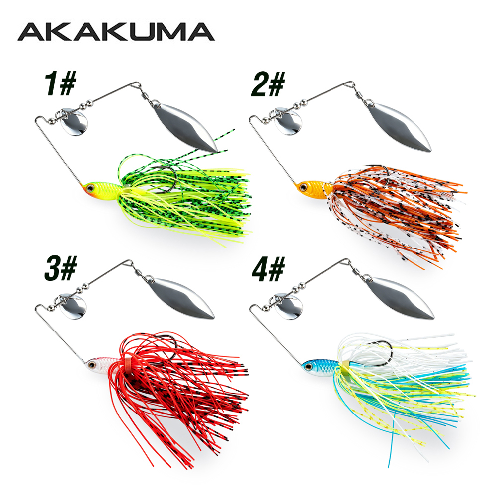 4 pz. Spinnerbait da 18g con d - Fishing Lure Blade Bait recensione e prezzo