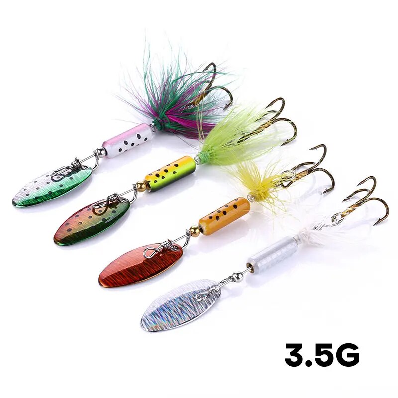Metallo VIB Esche 1PCS 3.5g Pi - Fishing Lure Spoon recensione e prezzo