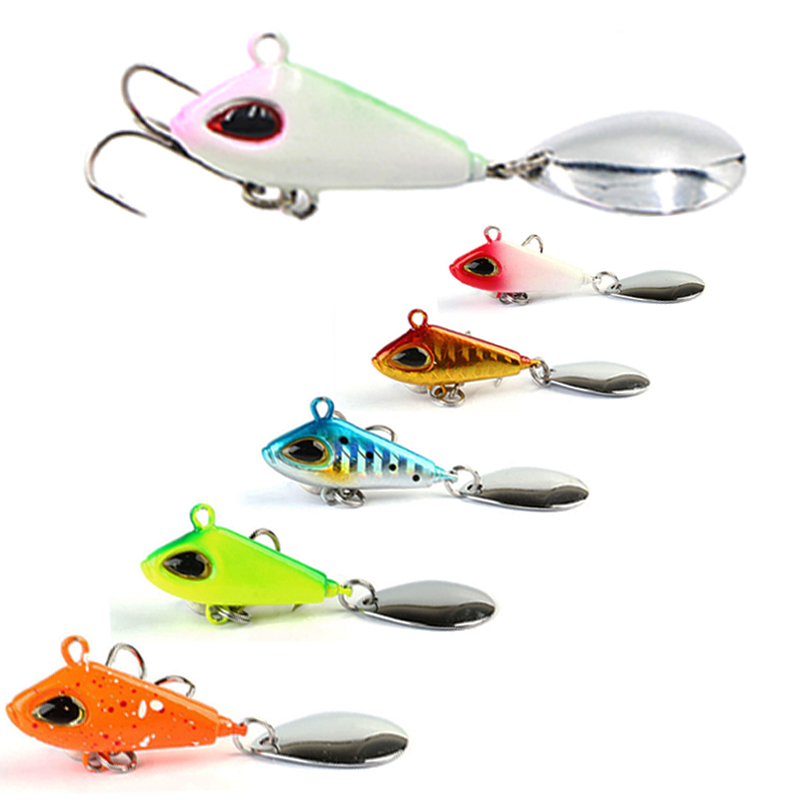 1 pz 6/11/18/22g VIB Crankbait - Fishing Lure Spoon recensione e prezzo