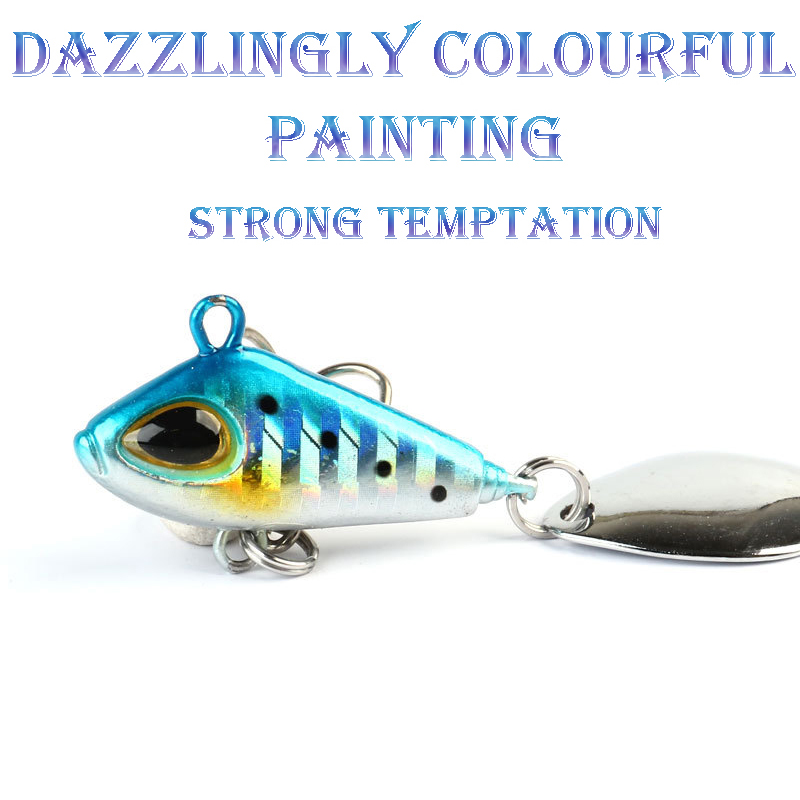 1 pz 6/11/18/22g VIB Crankbait - Fishing Lure Spoon recensione e prezzo